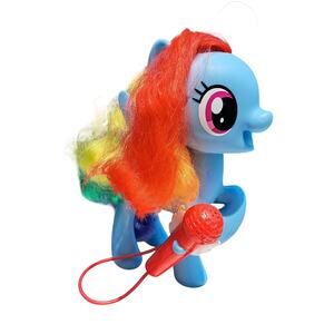 MY LITTLE PONY MLP SINGING RAINBOW DASH 2017 3 WAYS TO PLAY MIC KARAOKE WORKS